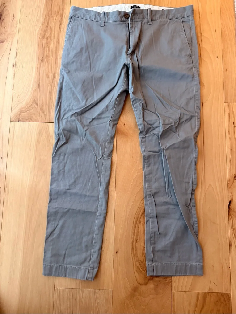 J.Crew Men's Gray Flex Slim Chino Pants 34/30